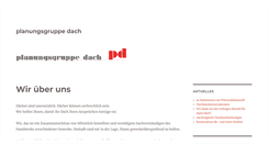 Desktop Screenshot of planungsgruppe-dach.de