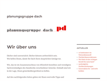 Tablet Screenshot of planungsgruppe-dach.de
